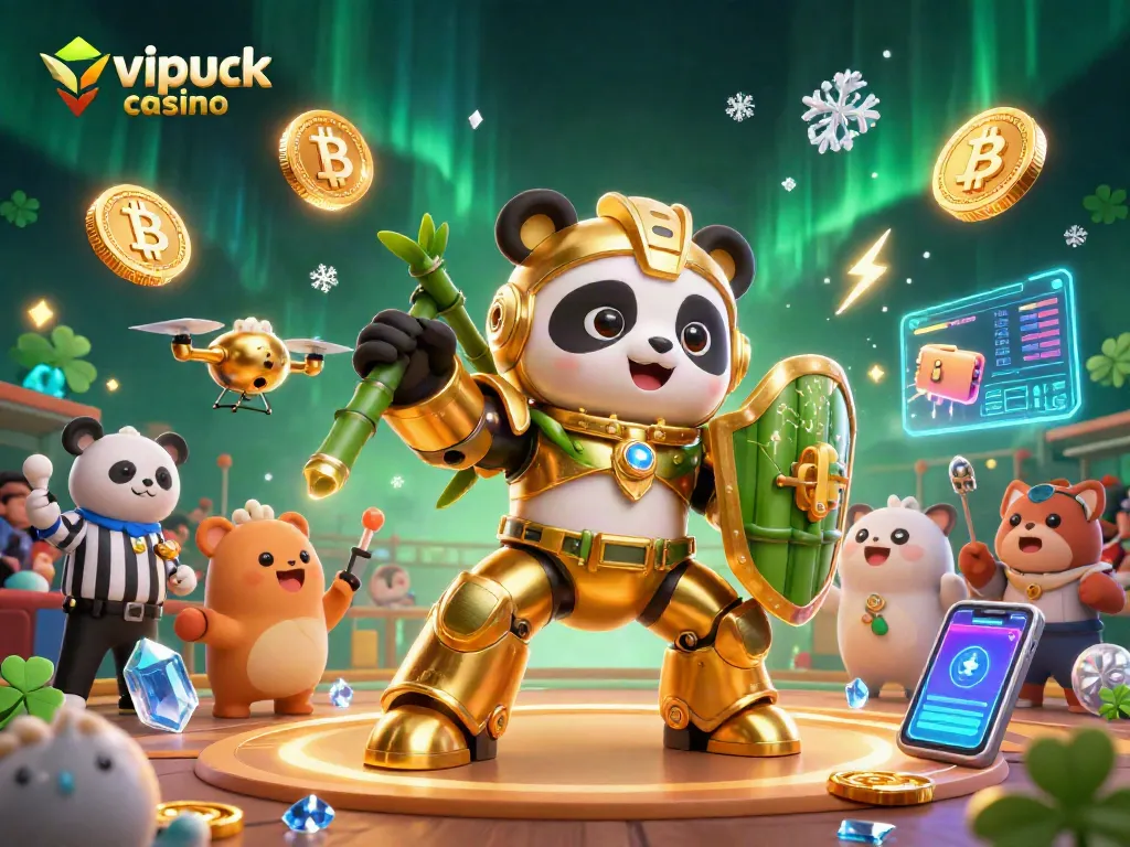 Experience thrilling gameplay at vipluck casino with stunning 3D visuals and engaging crypto elements.