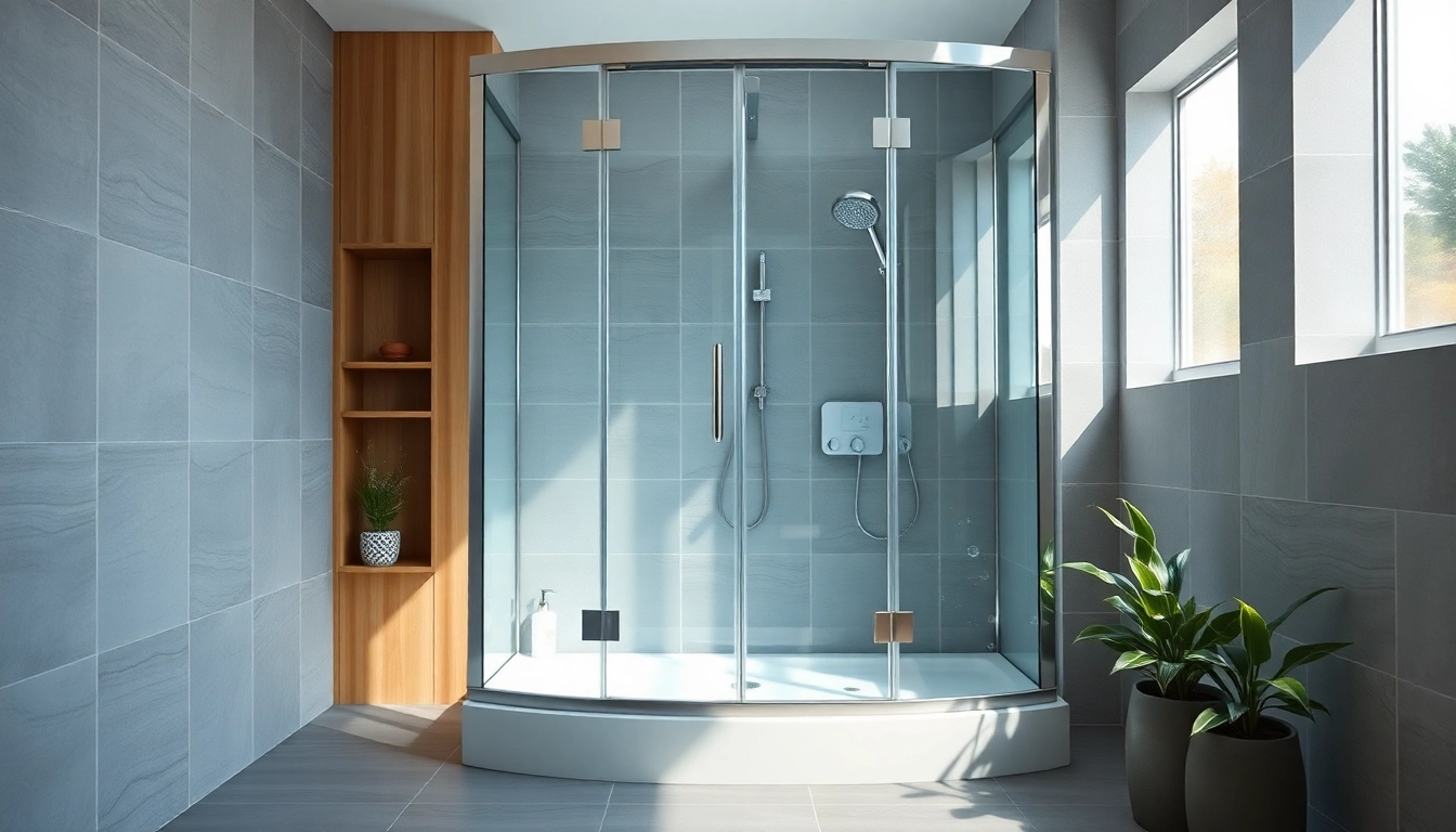 Erleben Sie die duschkabine 100x100 pendeltür im modernen Bad mit eleganten Details.