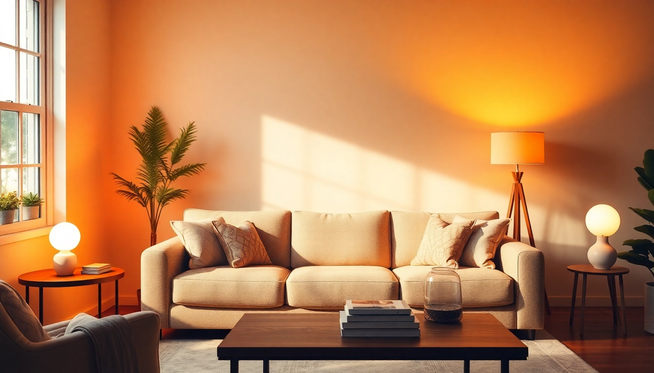 Philips Hue Tipps zur Gestaltung eines gemütlichen und intelligenten Wohnzimmers mit dynamischem Licht.