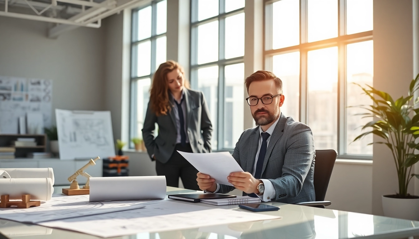 Headhunter Ingenieure in einem professionellen Austausch über Anlagenplanung.