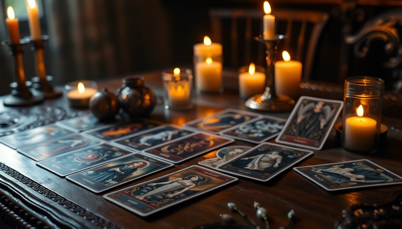 Enthusiastic exploration der tarotkarten bedeutung durch detailreiche Tarotkarten auf einem Tisch.