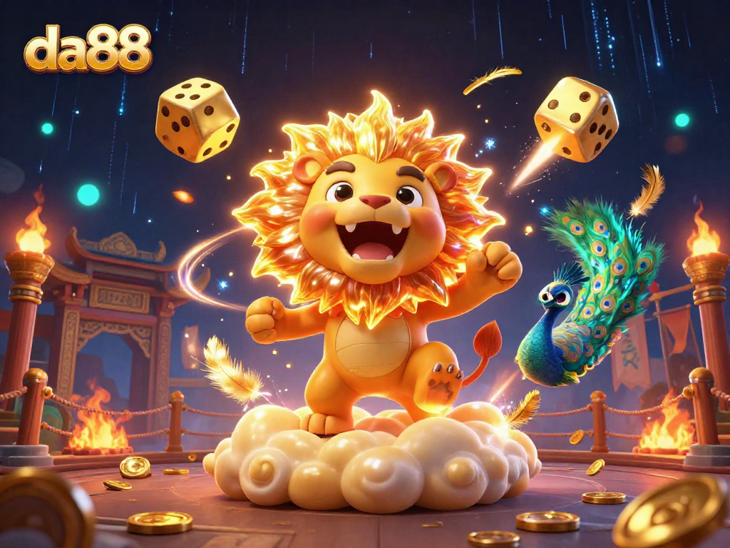Experience thrilling gameplay at da88 with vibrant 3D casino art, showcasing unique characters and dynamic elements.