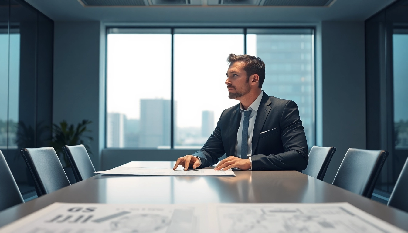 Headhunter Baubranche im Gespräch mit einem Bauunternehmer über Bauprojekte.