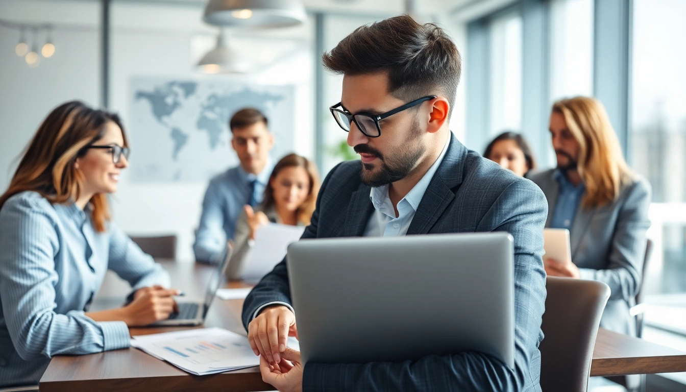 Headhunter Essen bei der strategischen Personalsuche in einem modernen Büro.