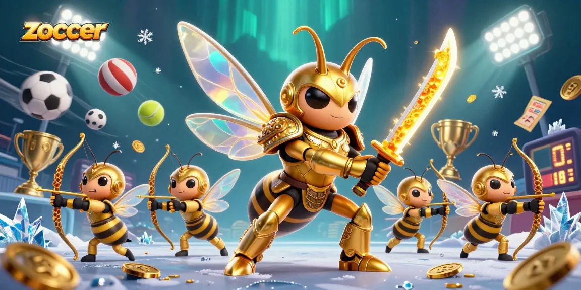 Zoccer brings the excitement with a buzzing golden hornet samurai and thrilling casino elements.