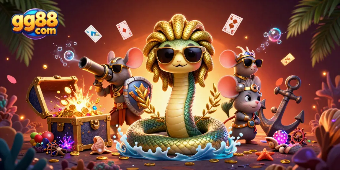 Join the fun at gg88 com with vibrant casino characters and dynamic gaming elements.